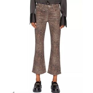 Frame Le Crop Cheetah/Leopard print jeans size 4 / 27